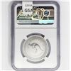 Image 2 : 2023 Australia Q. Elizabeth Plat $100 NGC MS70