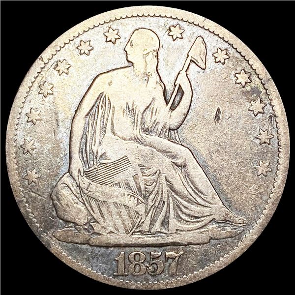 1857-S Seated Liberty Half Dollar NICELY CIRCULATE