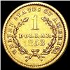 Image 2 : 1853 Rare Gold Dollar UNCIRCULATED