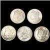 Image 1 : (5) Morgan Dollars ((3) 1884-O, 1898-O, 1904-O) U