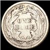 Image 2 : 1873 Arrows Seated Liberty Dime NICELY CIRCULATED