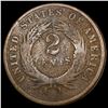 Image 2 : 1871 Two Cent Piece NICELY CIRCULATED