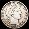 Image 1 : 1907-D Barber Half Dollar CLOSELY UNCIRCULATED