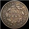 Image 2 : 1834 Classic Head Half Cent CLOSELY UNCIRCULATED