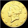 Image 1 : 1849 Open Wreath Rare Gold Dollar NICELY CIRCULATE