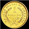 Image 2 : 1852 Rare Gold Dollar UNCIRCULATED
