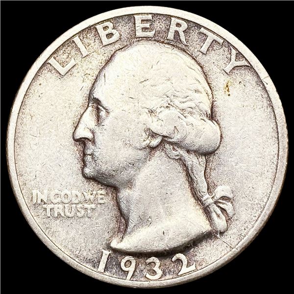 1932-S Washington Silver Quarter LIGHTLY CIRCULATE