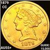 Image 1 : 1879-CC $5 Gold Half Eagle HIGH GRADE +
