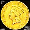 1856-D Rare Gold Dollar CHOICE AU