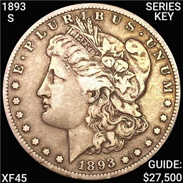 1893-S Morgan Silver Dollar LIGHTLY CIRCULATED