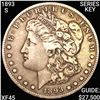 1893-S Morgan Silver Dollar LIGHTLY CIRCULATED