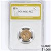 Image 1 : 1876 Indian Head Cent PGA MS63 RED