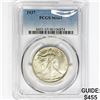Image 1 : 1937 Walking Liberty Half Dollar PCGS MS65