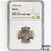 Image 1 : 1935-D Buffalo Nickel NGC MS64