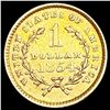 Image 2 : 1854 Rare Gold Dollar CLOSELY UNCIRCULATED