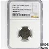 Image 1 : 1861-65 Civil War Shop Token NGC MS64 BN F-95A-2a