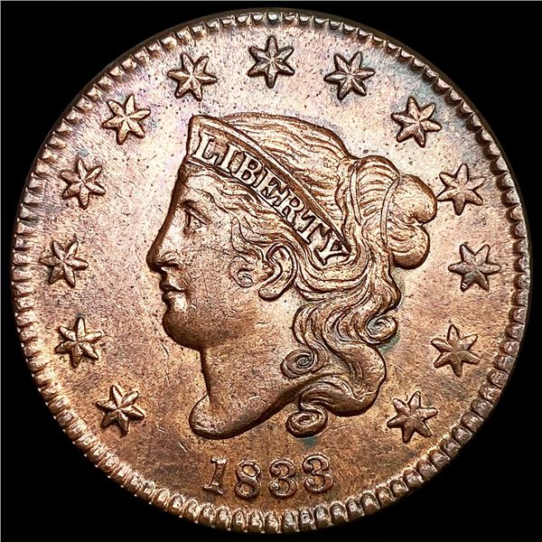 1833 Large Cent CLOSELY UNCIRCULATED