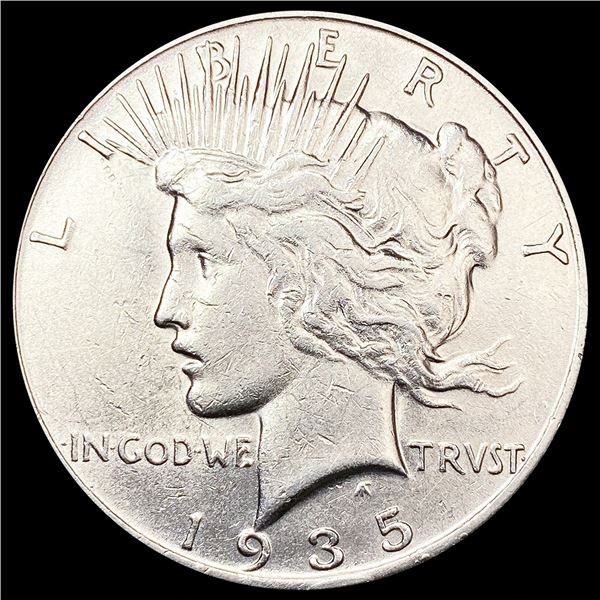 1935-S Silver Peace Dollar NEARLY UNCIRCULATED
