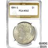 Image 1 : 1891-S Morgan Silver Dollar PGA MS62