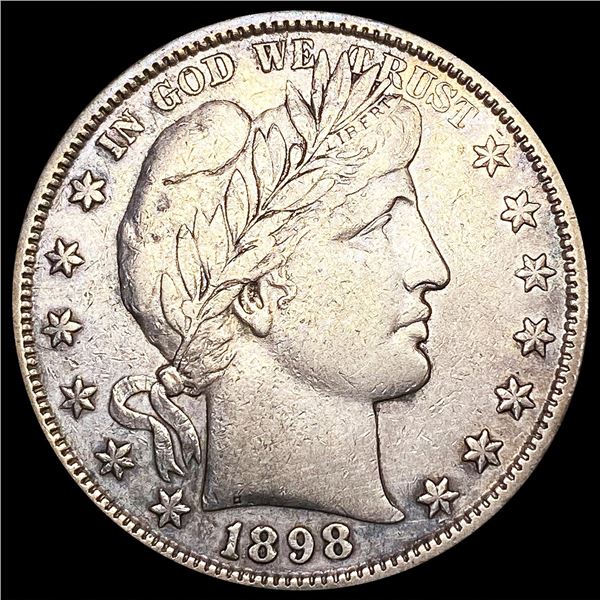 1898-S Barber Half Dollar NEARLY UNCIRCULATED