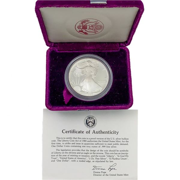 1992-S American 1oz Silver Eagle Proof