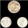 Image 2 : (3) Varied US SILV Coinage (1913, 1936, 1941-S) U