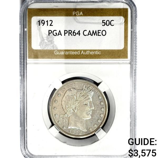 1912 Barber Half Dollar PGA Proof64 CAMEO