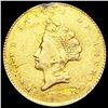 Image 1 : 1855 Rare Gold Dollar NICELY CIRCULATED
