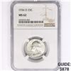 Image 1 : 1936-D Washington Silver Quarter NGC MS62