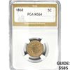 Image 1 : 1868 Shield Nickel PGA MS64