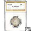 Image 1 : 1876-S Seated Liberty Quarter PGA MS63