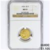 Image 1 : 1926 $2.50 Gold Quarter Eagle NGC MS63