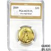 Image 1 : 2009 $20 31.1g AGE PGA MS70 PL, UHR