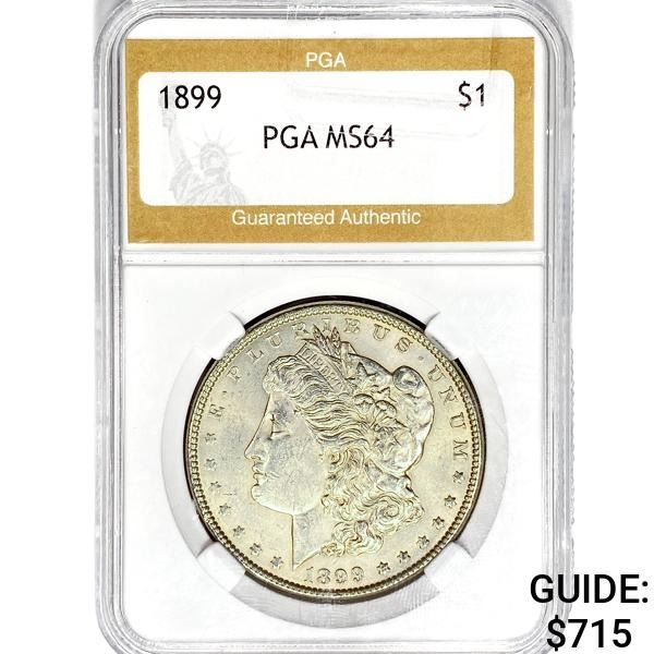 1899 Morgan Silver Dollar PGA MS64