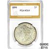 Image 1 : 1899 Morgan Silver Dollar PGA MS64