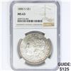 Image 1 : 1880-S Morgan Silver Dollar NGC MS63
