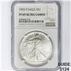 Image 1 : 1993-P American Silver Eagle NGC PF69 UC