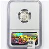 Image 2 : 1938-D Mercury Silver Dime NGC MS66 FB