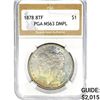 Image 1 : 1878 8TF Morgan Silver Dollar PGA MS63 DMPL