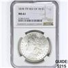 Image 1 : 1878 7TF Morgan Silver Dollar NGC MS61
