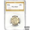 Image 1 : 1926 Standing Liberty Quarter PGA MS64