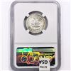 Image 2 : 1964-d Washington Silver Quarter NGC MS66