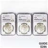 Image 1 : 1921 Set (3) Morgan Silver Dollar NGC MS63