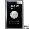 Image 1 : 1884-CC Morgan Silver Dollar GSA