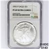 Image 1 : 1993 American 1oz Silver Eagle NGC PF69 UC