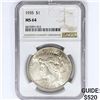 Image 1 : 1935 Silver Peace Dollar NGC MS64