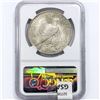 Image 2 : 1921 Silver Peace Dollar NGC MS64 High Relief