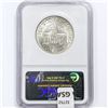 Image 2 : 1946 Iowa Half Dollar NGC MS66