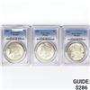 Image 1 : 1921 Set (3) Morgan Silver Dollar PCGS MS63