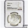 Image 1 : 1904-O Morgan Silver Dollar NGC MS63
